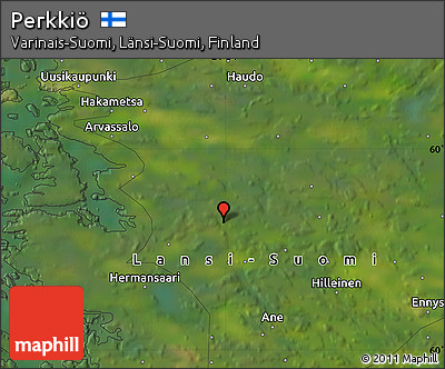 Satellite Map of Perkkiö