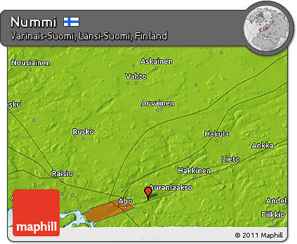 Physical 3D Map of Nummi