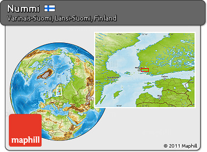 Physical Location Map of Nummi