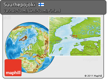 Physical Location Map of Suurhepojoki
