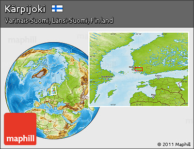 Physical Location Map of Kärpijoki