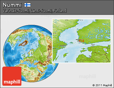Physical Location Map of Nummi