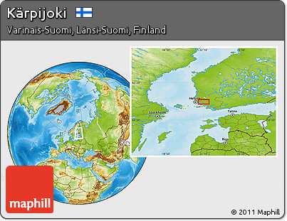 Physical Location Map of Kärpijoki