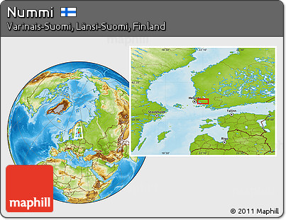 Physical Location Map of Nummi