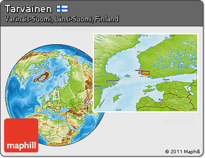 Physical Location Map of Tarvainen