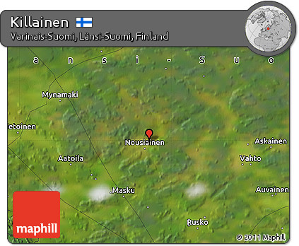 Satellite Map of Killainen