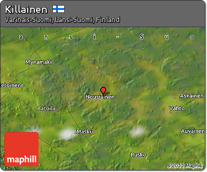 Satellite Map of Killainen