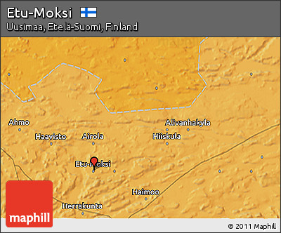 Political 3D Map of Etu-Moksi