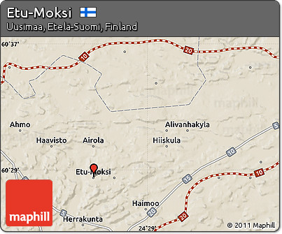 Shaded Relief Map of Etu-Moksi