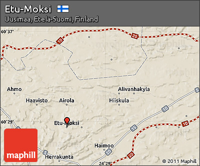 Shaded Relief Map of Etu-Moksi