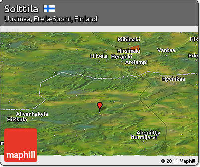 Satellite Panoramic Map of Solttila