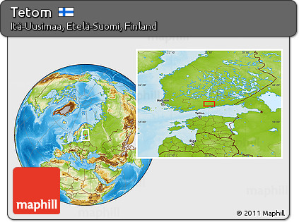 Physical Location Map of Tetom