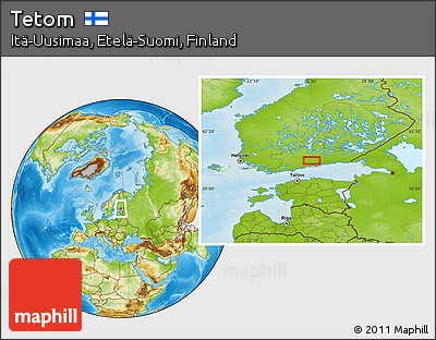 Physical Location Map of Tetom