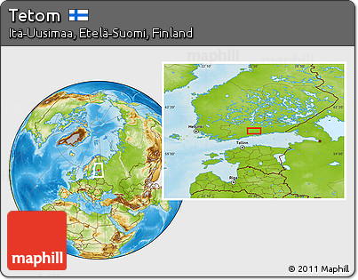 Physical Location Map of Tetom