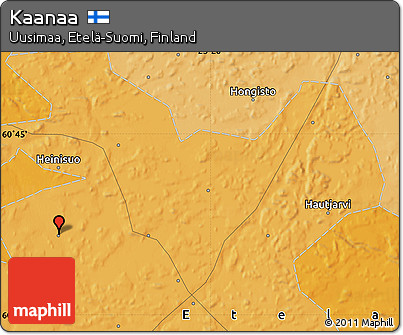 Political Map of Kaanaa