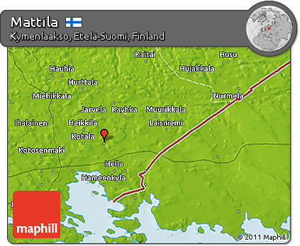 Physical 3D Map of Mattila