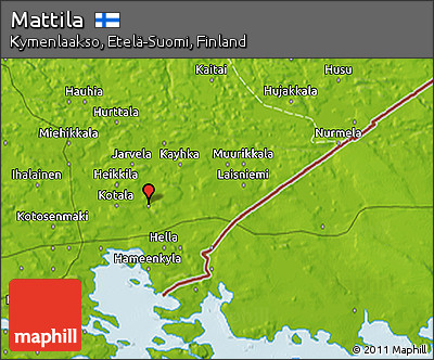 Physical 3D Map of Mattila