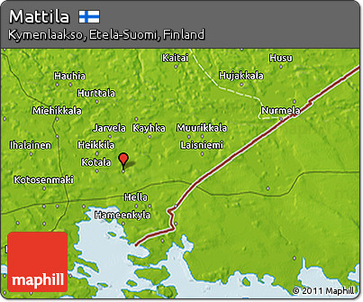 Physical 3D Map of Mattila