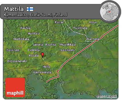 Satellite 3D Map of Mattila