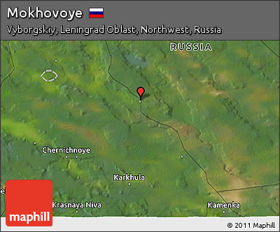 Satellite 3D Map of Mokhovoye