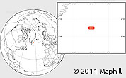 Blank Location Map of the area around 60° 37' 44" N, 35° 37' 30" W