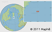 Savanna Style Location Map of the area around 60° 37' 44" N, 36° 28' 30" W