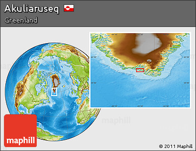 Physical Location Map of Akuliaruseq
