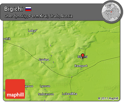Physical 3D Map of Bigichi