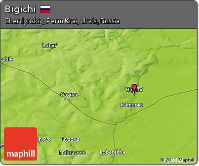Physical 3D Map of Bigichi