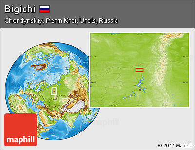 Physical Location Map of Bigichi