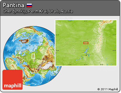 Physical Location Map of Pantina