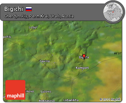 Satellite Map of Bigichi