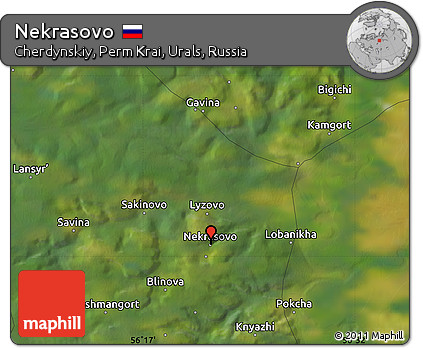 Satellite Map of Nekrasovo