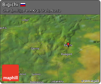 Satellite Map of Bigichi