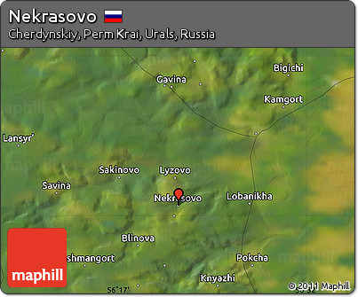 Satellite Map of Nekrasovo