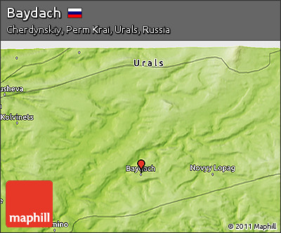 Physical 3D Map of Baydach