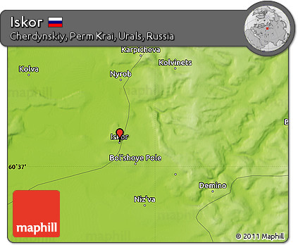 Physical Map of Iskor