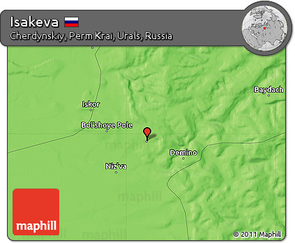 Political Map of Isakeva