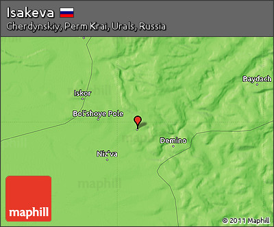 Political Map of Isakeva