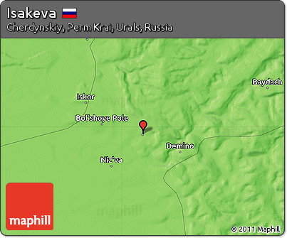 Political Map of Isakeva