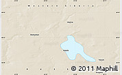 Shaded Relief Map of the area around 60° 37' 44" N, 63° 49' 30" E