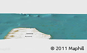 Satellite Panoramic Map of the area around 60° 37' 44" N, 67° 55' 30" W