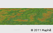 Satellite Panoramic Map of the area around 60° 37' 44" N, 70° 37' 30" E