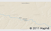 Shaded Relief 3D Map of the area around 60° 37' 44" N, 87° 37' 30" E