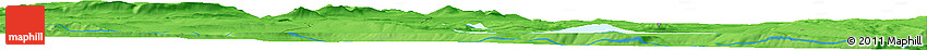Political Horizon Map of the Area around 60° 37' 44" N, 8° 34' 29" E