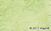 Physical Map of the area around 60° 58' 34" N, 110° 34' 29" E