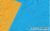 Political Map of the area around 60° 58' 34" N, 110° 34' 29" E
