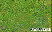 Satellite Map of the area around 60° 58' 34" N, 110° 34' 29" E