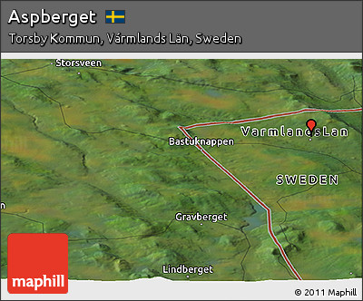 Satellite Panoramic Map of Aspberget