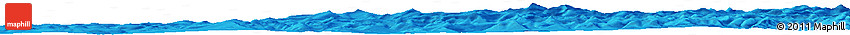 Political Horizon Map of the Area around 60° 58' 34" N, 136° 55' 30" E